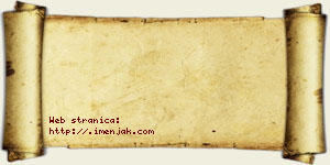 Valentina Žebeljan vizit kartica